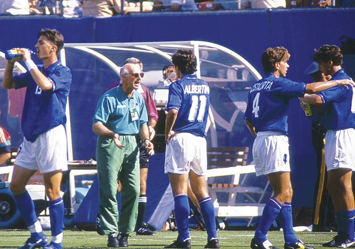 Imagen Con la Azzurra perdió la final de USA 94 con Brasil en la definición por penales.