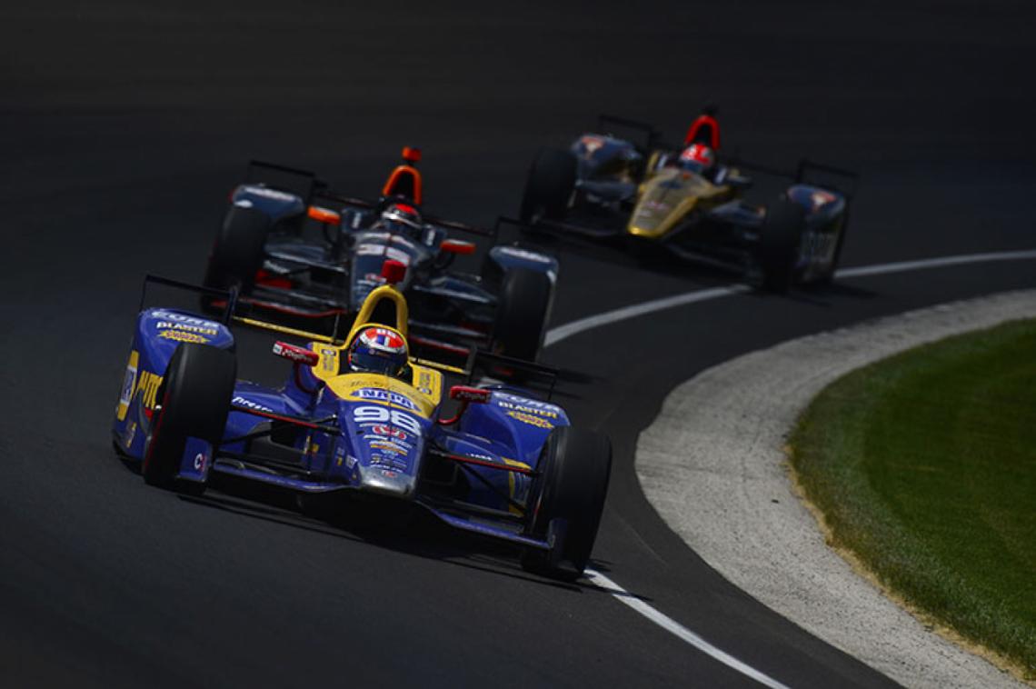 Imagen El Honda N° 98 de Alexander Rossi del equipo Andretti se adueñó de las 4 últimas vueltas (197-200) para concretar su máxima proeza deportiva.