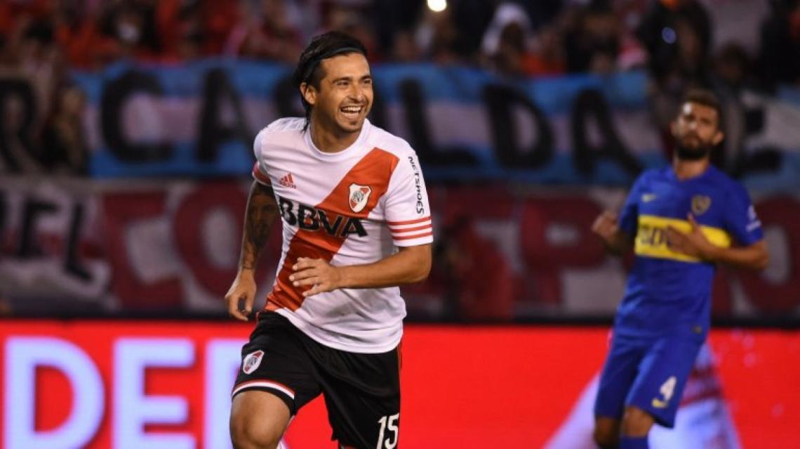 Imagen PISCU celebra el gol que le hizo a Boca en este verano.