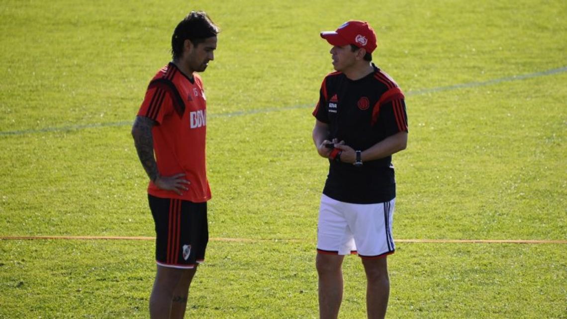 Imagen Gallardo y Pisculichi, durante un entrenamiento