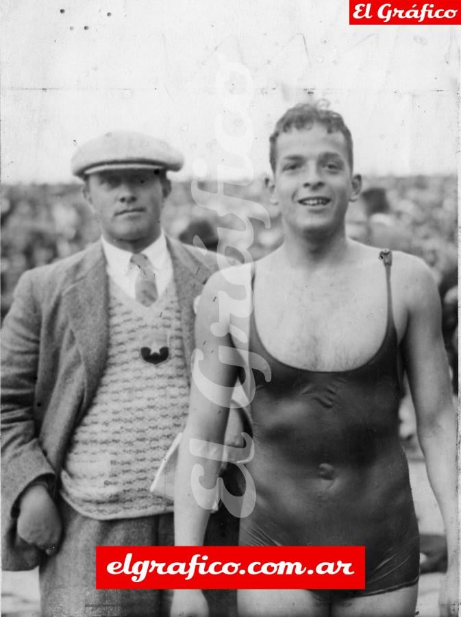 1928. Alberto Zorrilla, Oro en natación