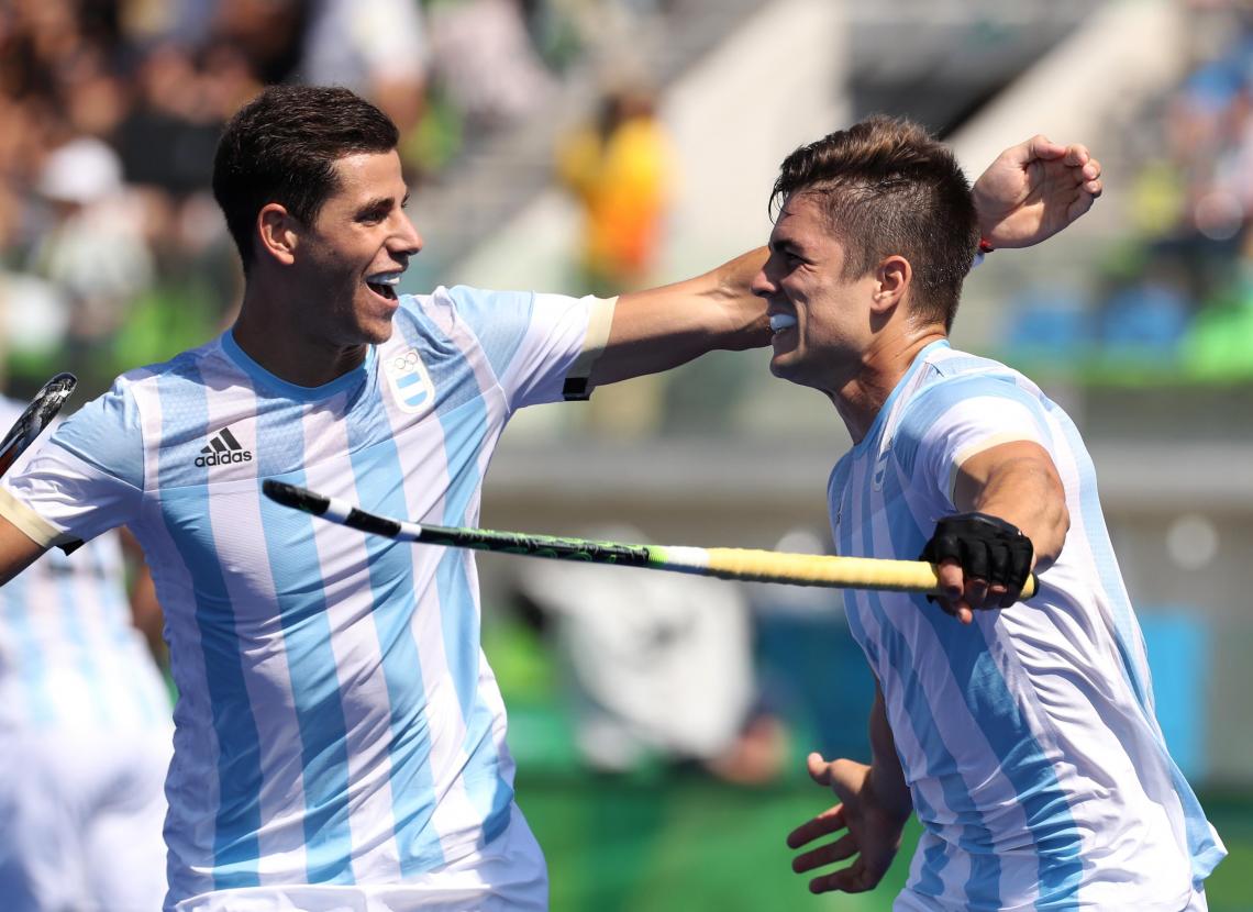 Imagen GONZALO festeja uno de sus tres goles ante Alemania. Partido para la eternidad. Foto: Reuters.