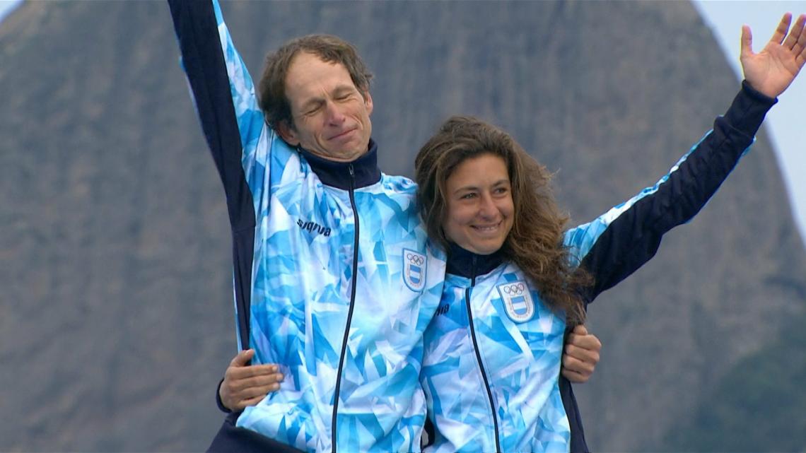 Imagen El yachting dándole alegrías al deporte argentino. Esta vez, con una medalla dorada.