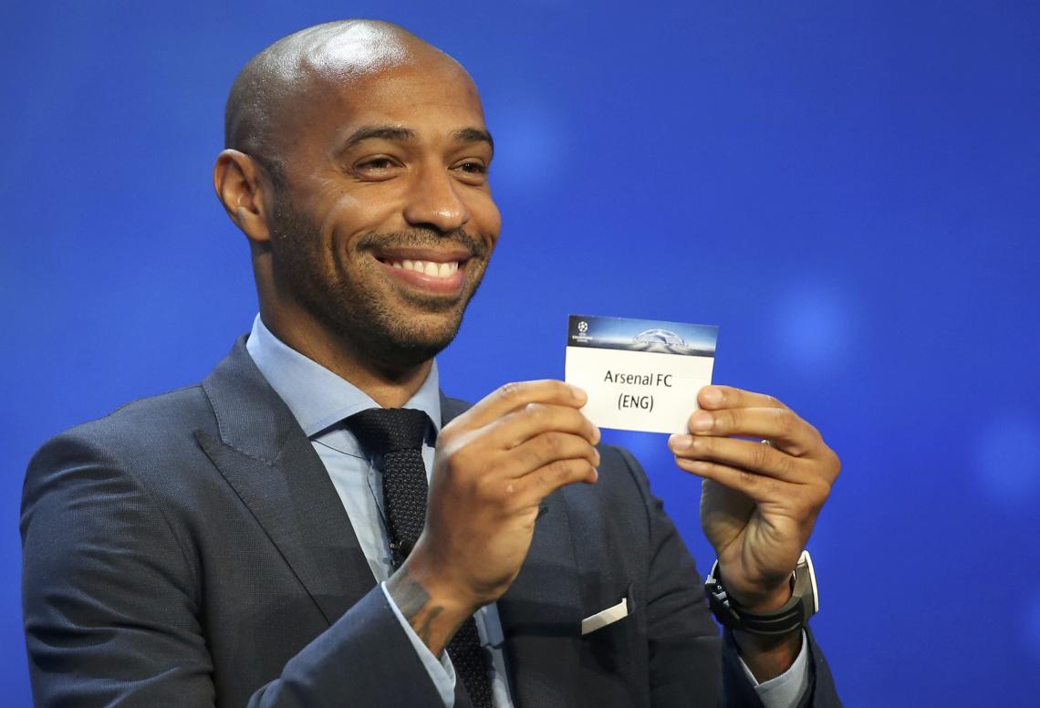 Imagen HENRY, ayer, durante el sorteo de la Champions 2016/2017. Foto: Reuters.