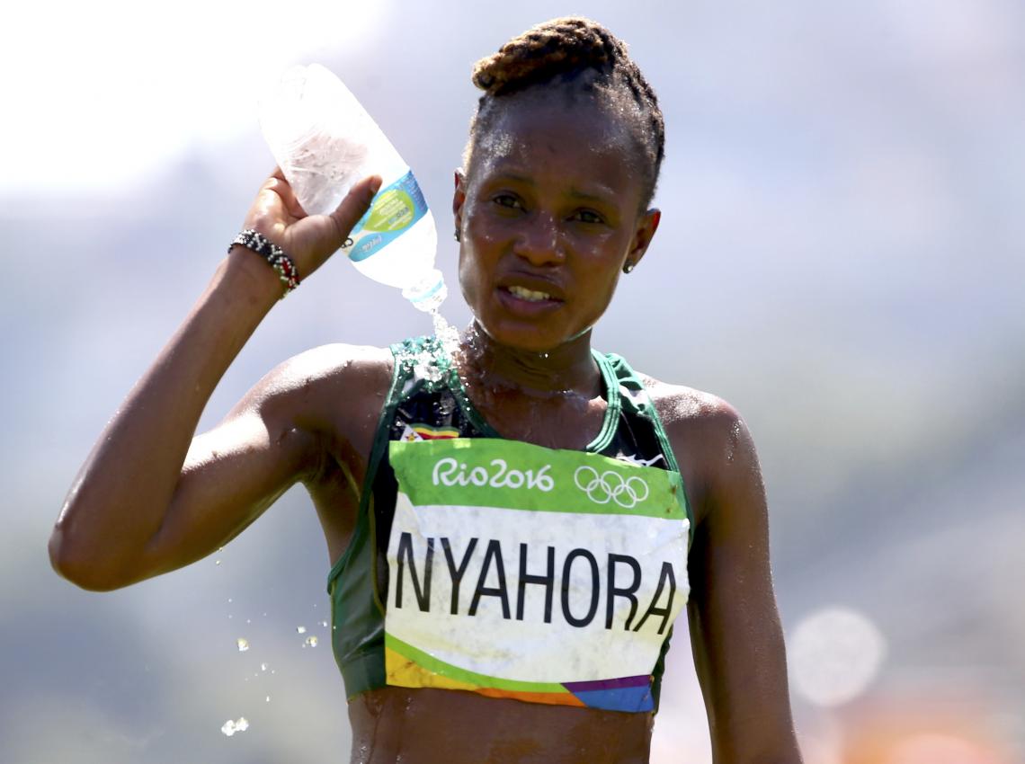 Imagen Rutendo Nyahora, maratonista de Zimbabwe que compitió en Río