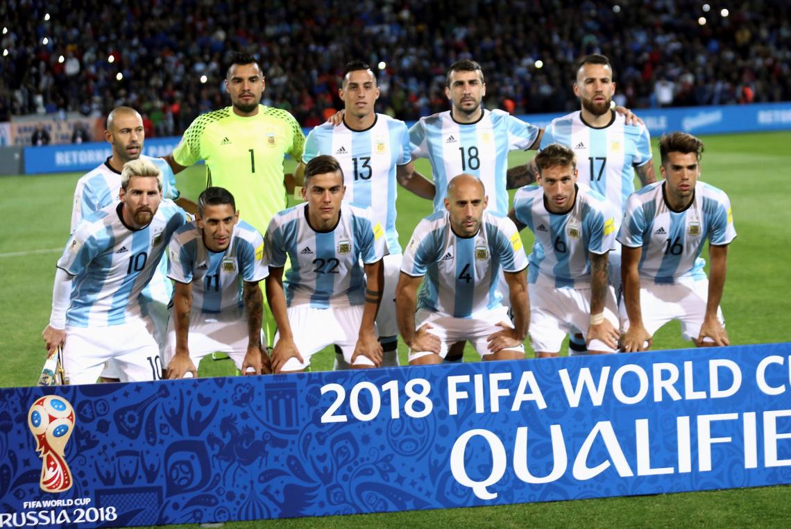 Imagen La fornación de la Selección ante Uruguay