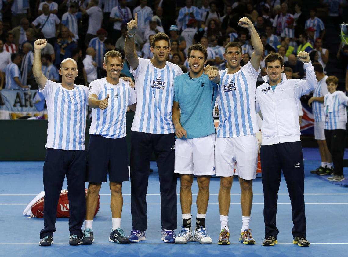 Imagen El equipo argentino, festejando el pase a una nueva final