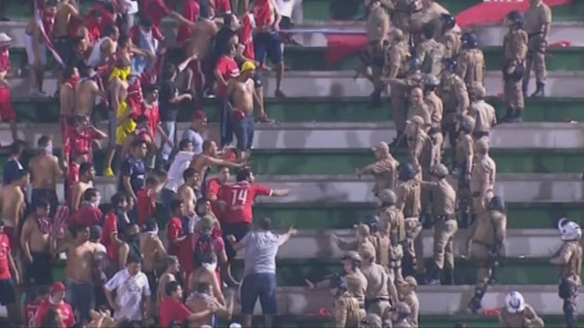 Imagen Imagen de los incidentes de ayer