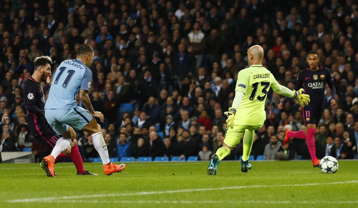 Imagen Messi ya definió ante Willy Caballero: es el 1 a 0.