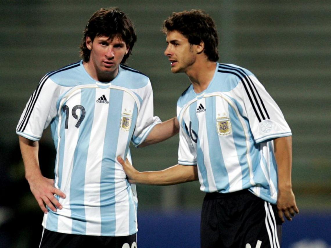 láser metálico dedo índice Pablo Aimar: "Si está Messi, todo es posible" | El Gráfico