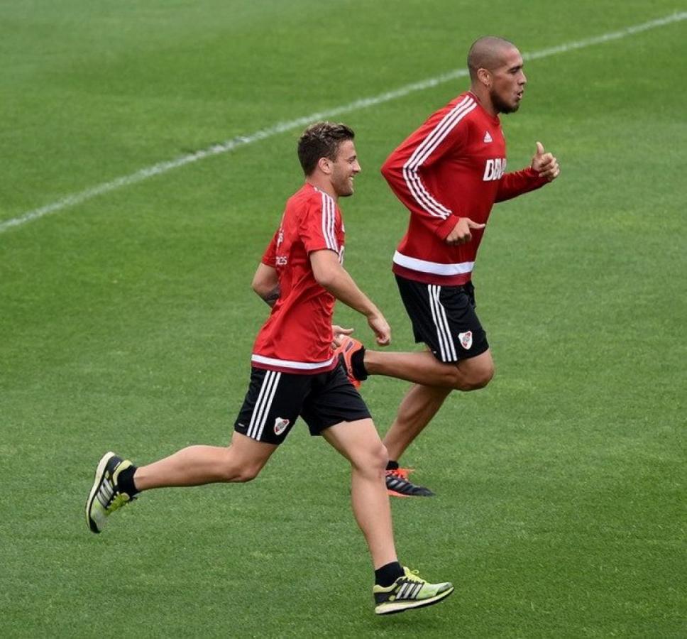 Imagen Maidana y Denis Rodríguez, en la prácitca