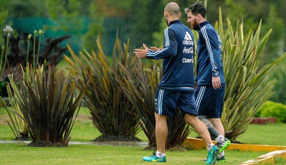 Imagen Messi y Masche, juntos