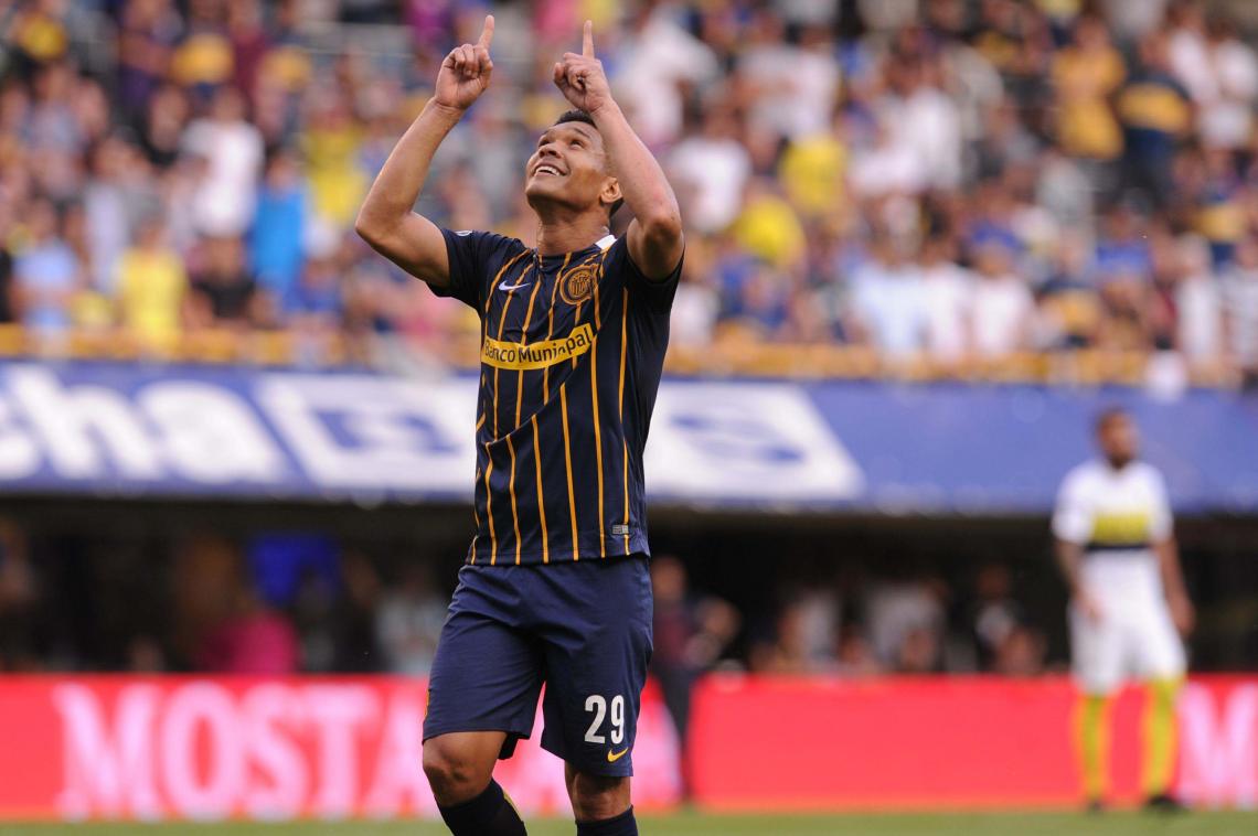 Imagen Teo Gutiérrez festejo Central Boca