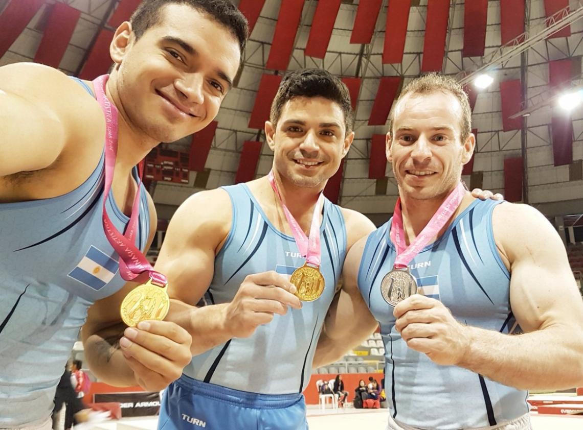 Imagen Molinari, con su medalla