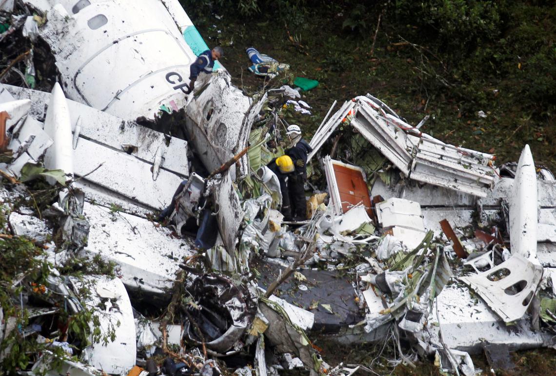 Imagen Así quedó el avión tras el accidente
