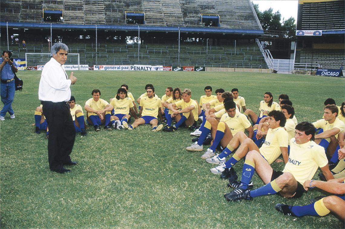 En su segunda etapa en Rosario Central, ya en la A, en 1994. Lindo equipo.