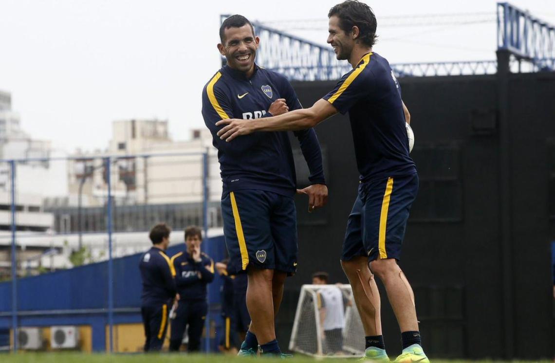 Tevez Y Gago Se Entrenaron De Forma Diferenciada El Grafico