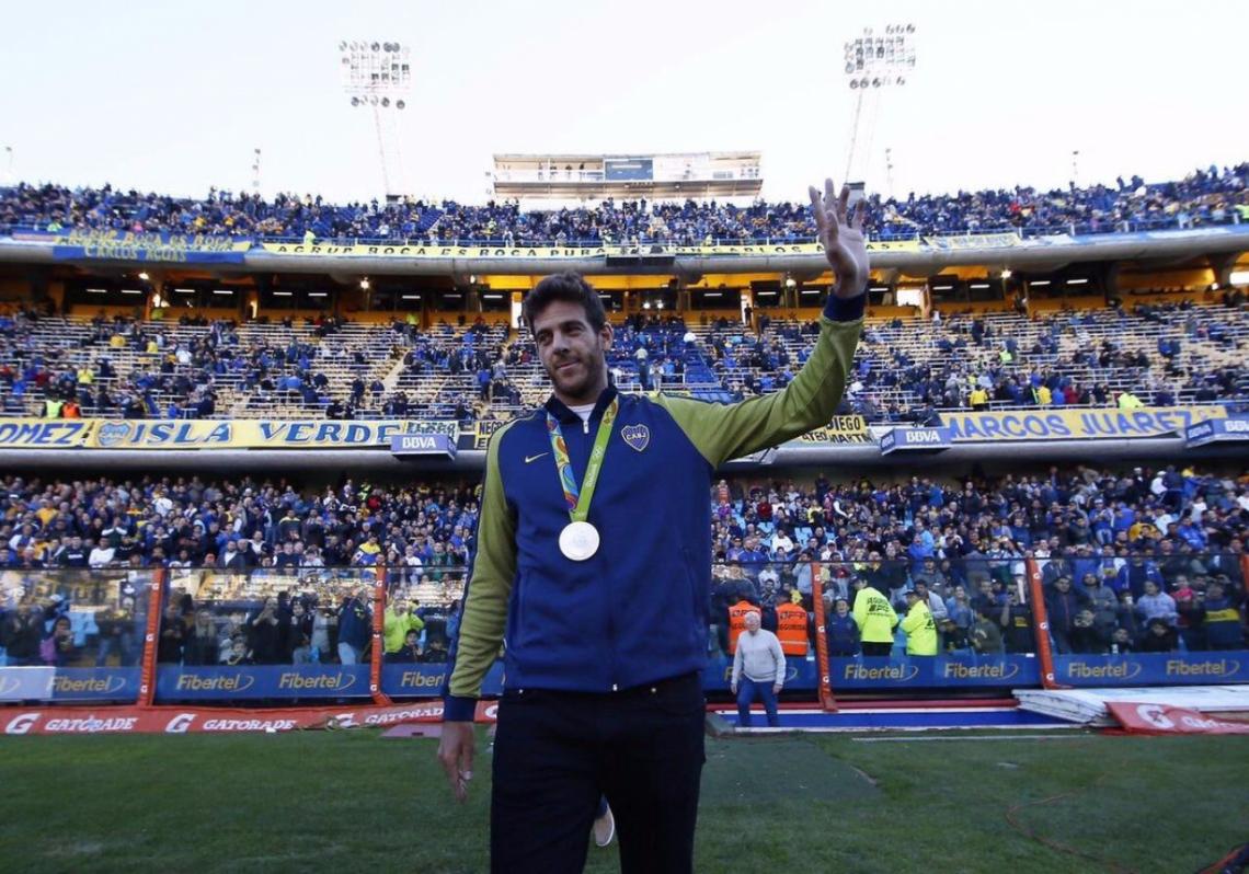 Imagen Delpo ya fue reconocido en la Bombonera