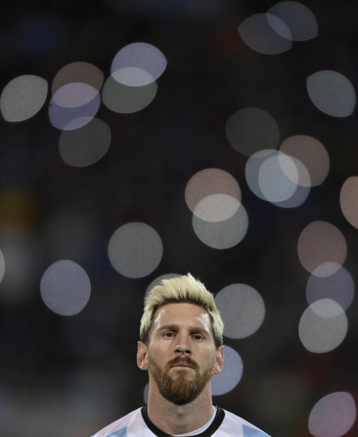 Imagen Fue noticia hasta por su barba y su nuevo color de pelo. En 2016, Messi siguió siendo el mejor futbolista de la Tierra.