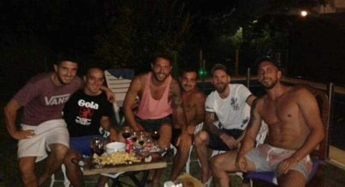 Imagen Otra imagen del asado con la 87´ de la Lepra