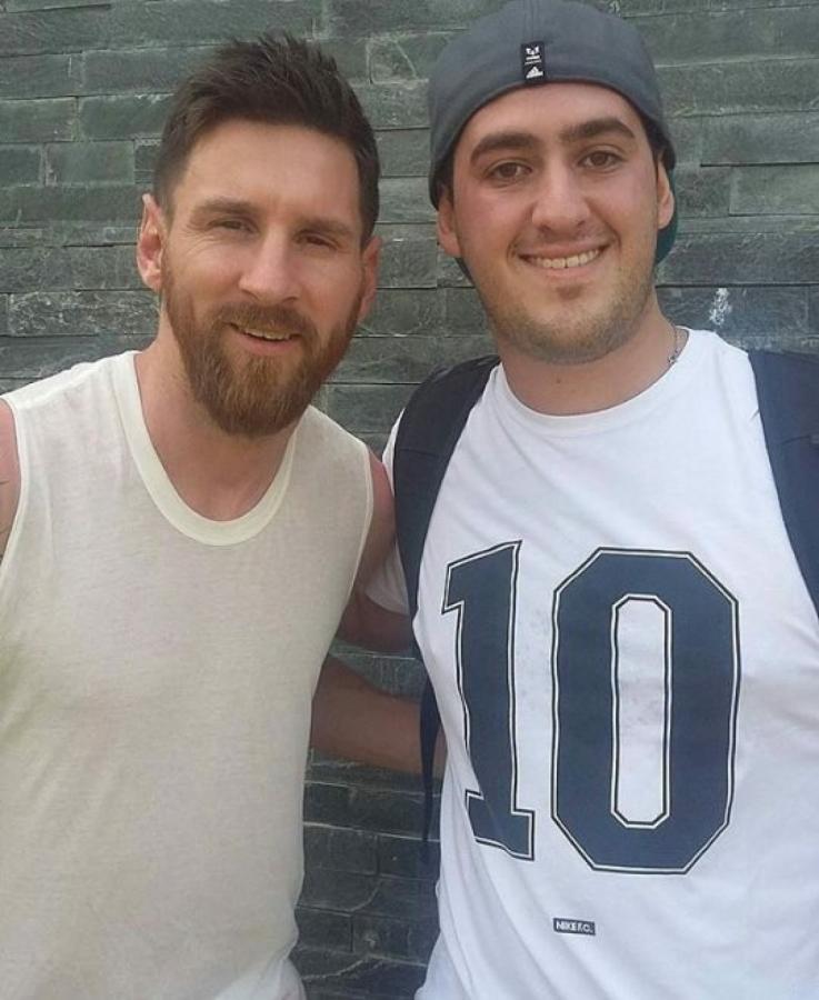 Imagen Otra foto con un fanático