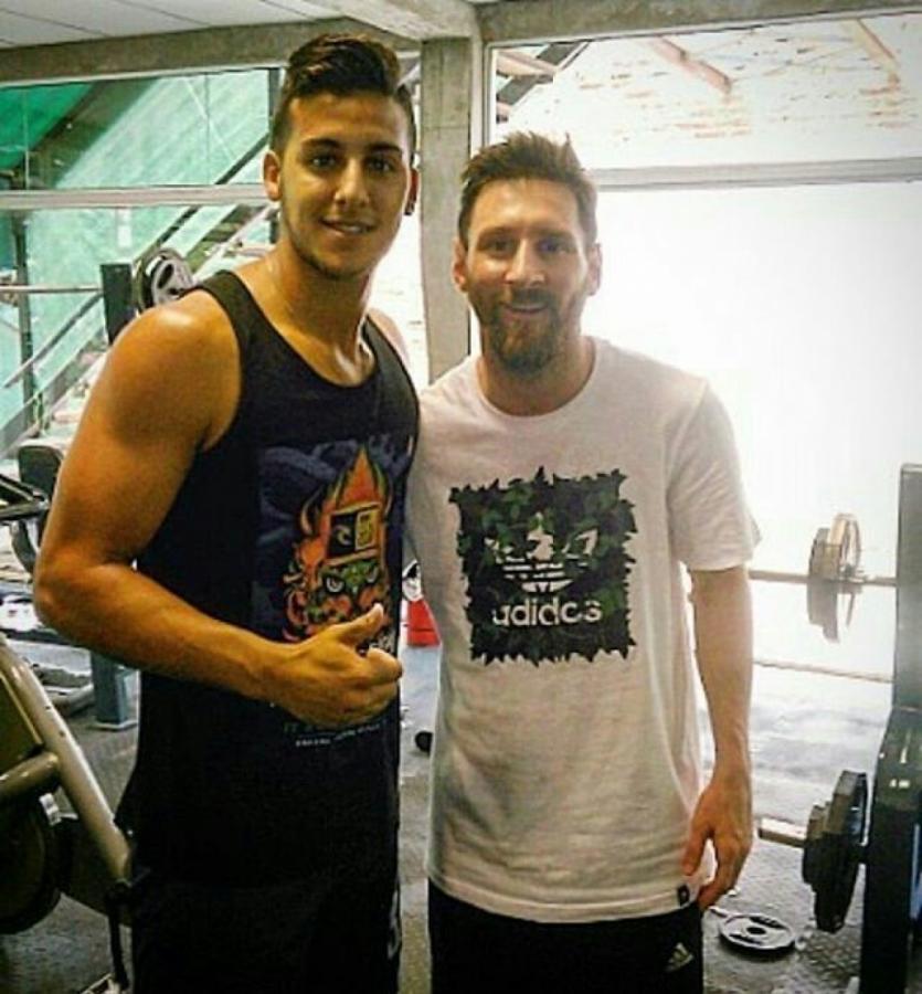 Imagen Aprovechó para entrenarse en un gimnasio