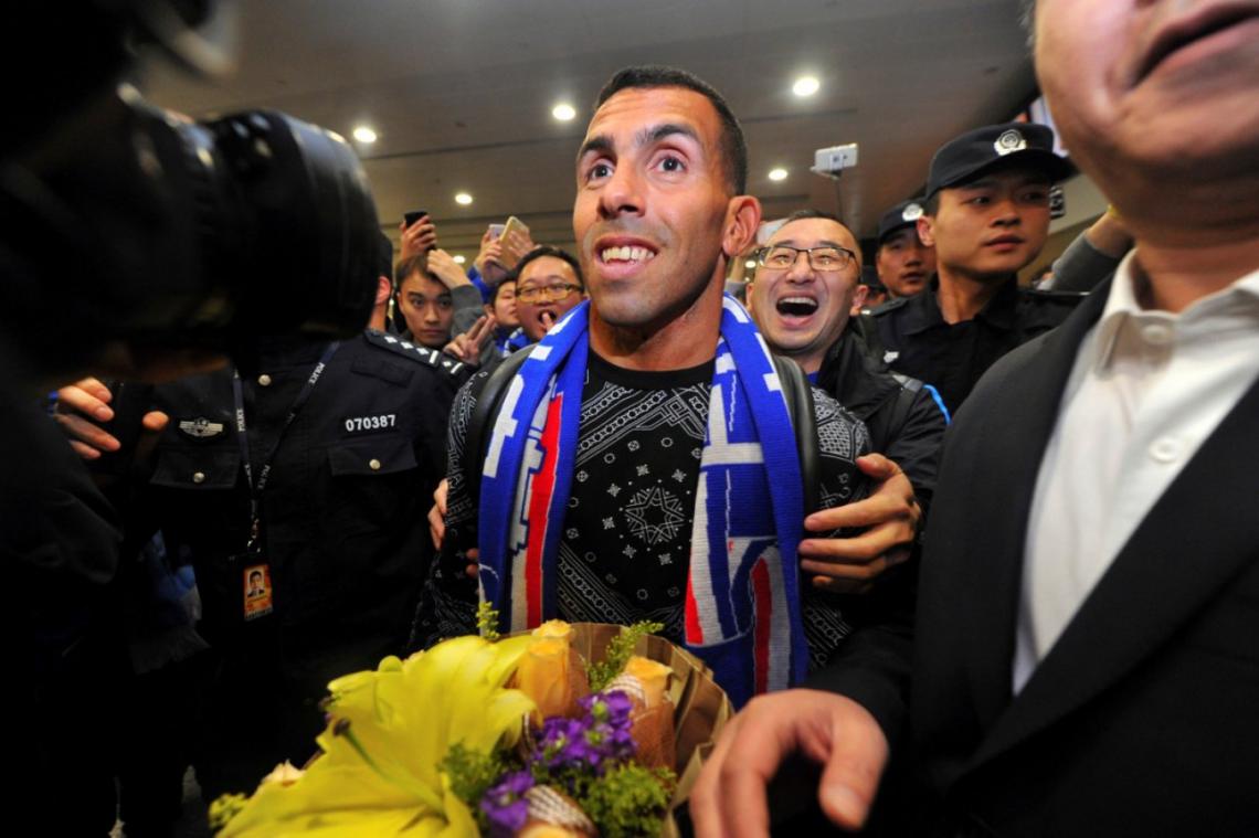 Imagen Carlitos, en su llegada a Shanghai