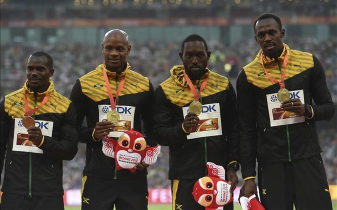 Imagen Los jamaiquinos, con las medallas que deben devolver