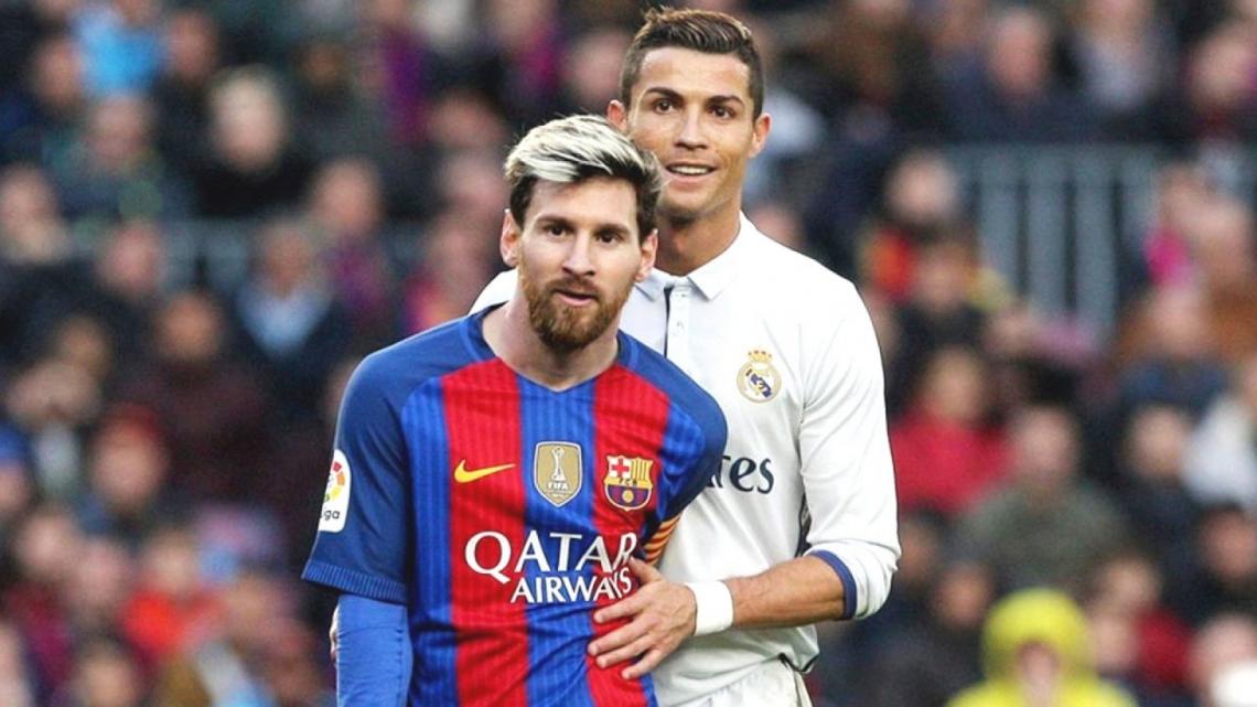 Imagen Messi y CR7, en el último clásico