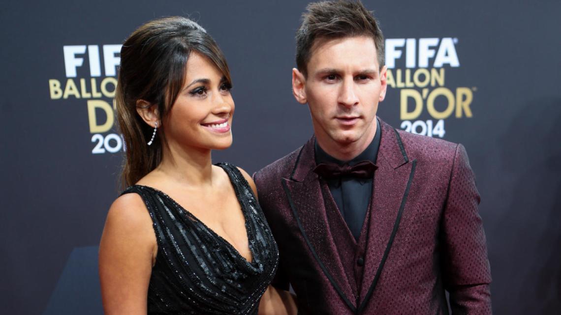 Imagen Messi y Antonella, juntos