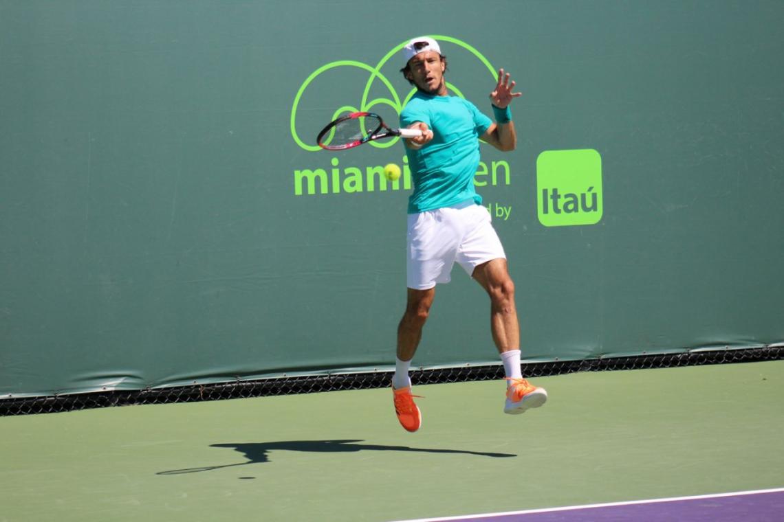 Imagen Mónaco, en una práctica en Miami.