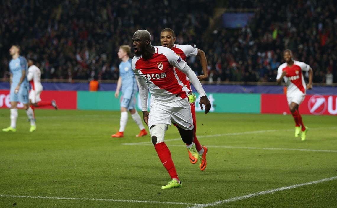 Imagen Bakayoko, festejando su gol ante el City.