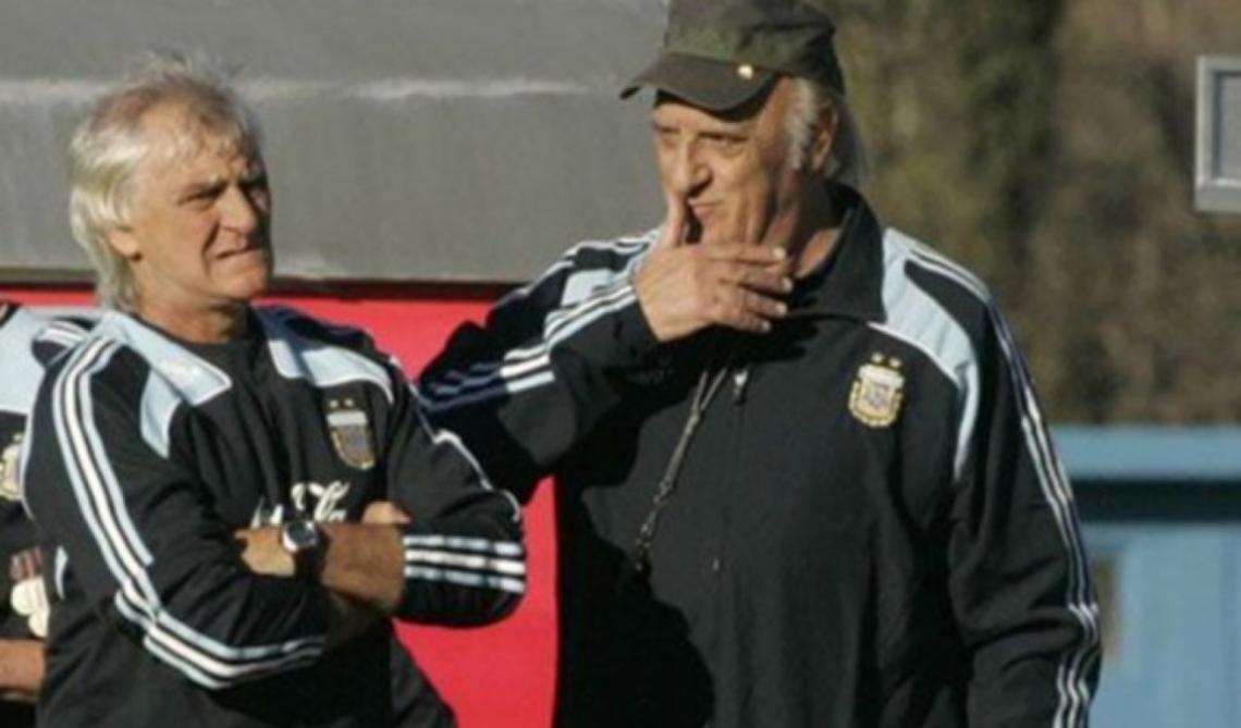 Imagen Ribolzi, con el Coco en su época en la Selección.