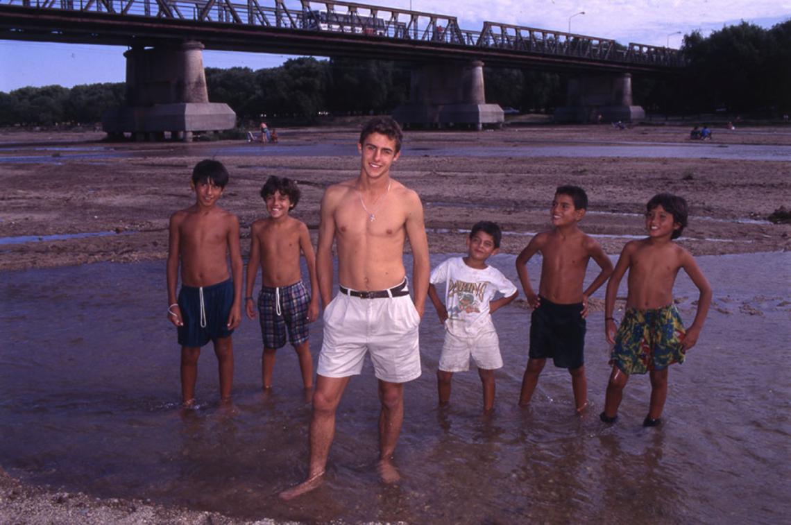 En Río Cuarto, su ciudad, tras ganar el Mundial de Malasia.