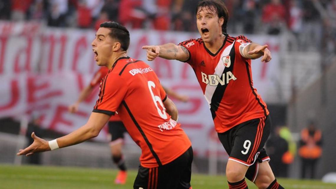 Imagen Cavegol y el defensor fueron compañeros en River.