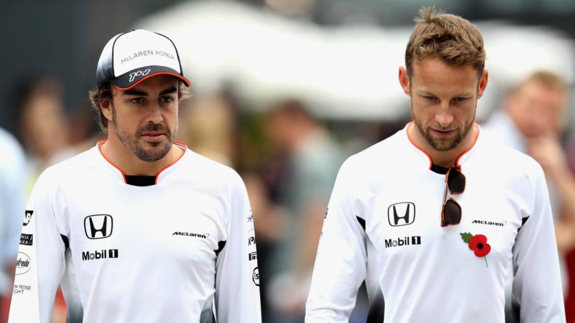 Imagen Button y Alonso, juntos.