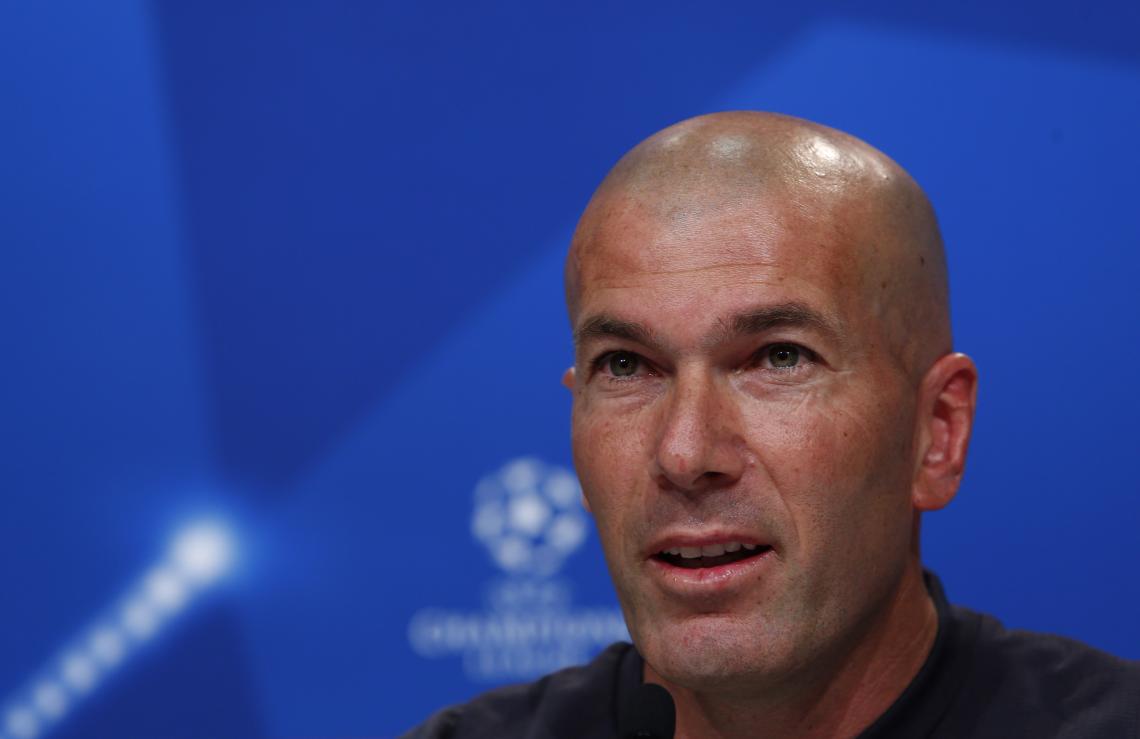 Imagen Zidane, en conferencia.