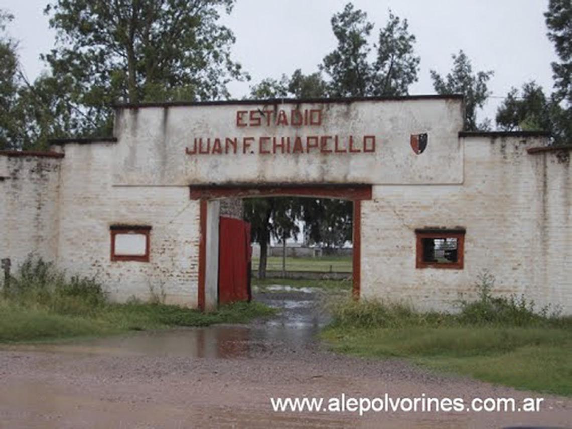 El estadio de San Lorenzo de Tostado, donde empezó a jugar.