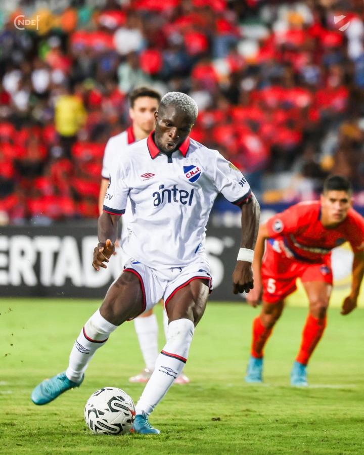 Imagen Ebere se convirtió este año en el primer nigeriano en anotar un gol en Libertadores. Foto: Nacional