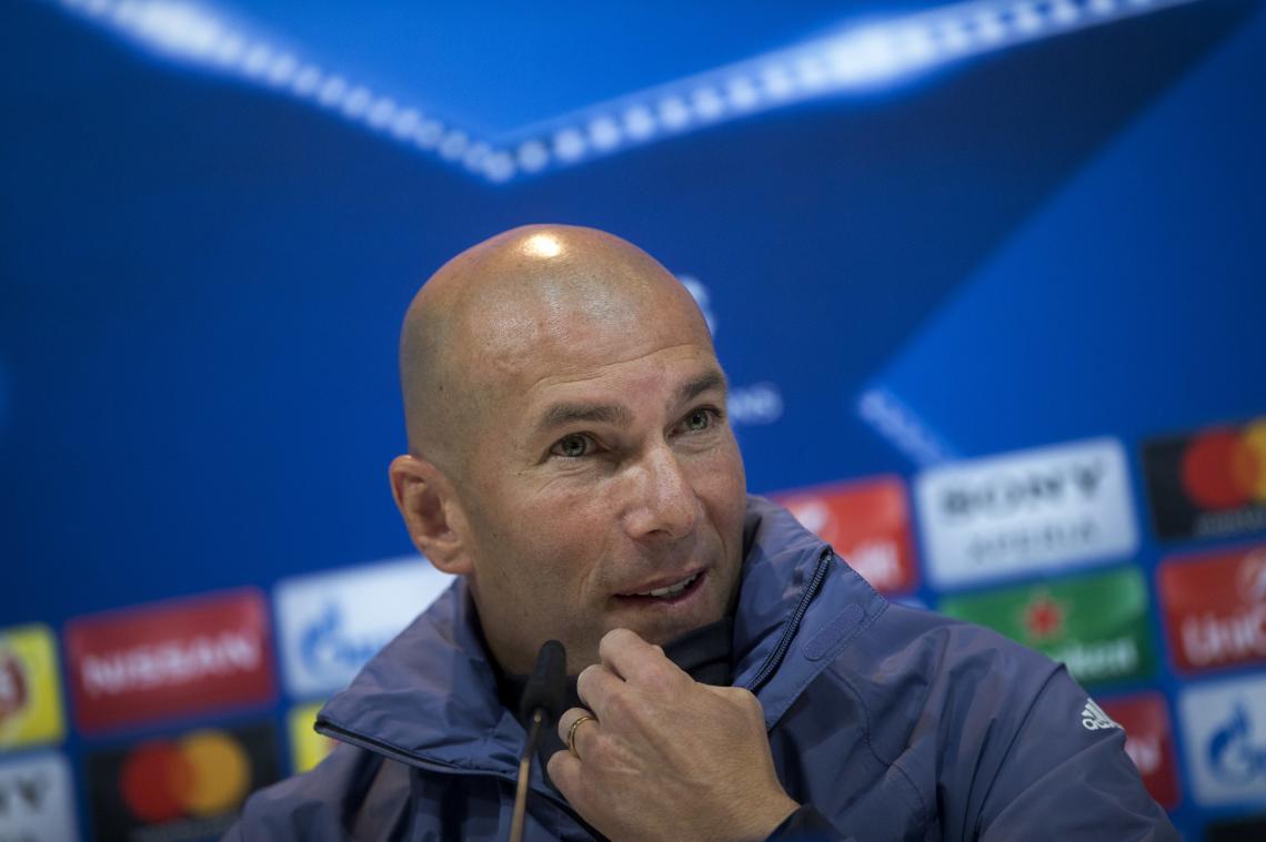 Imagen Zidane, en conferencia.