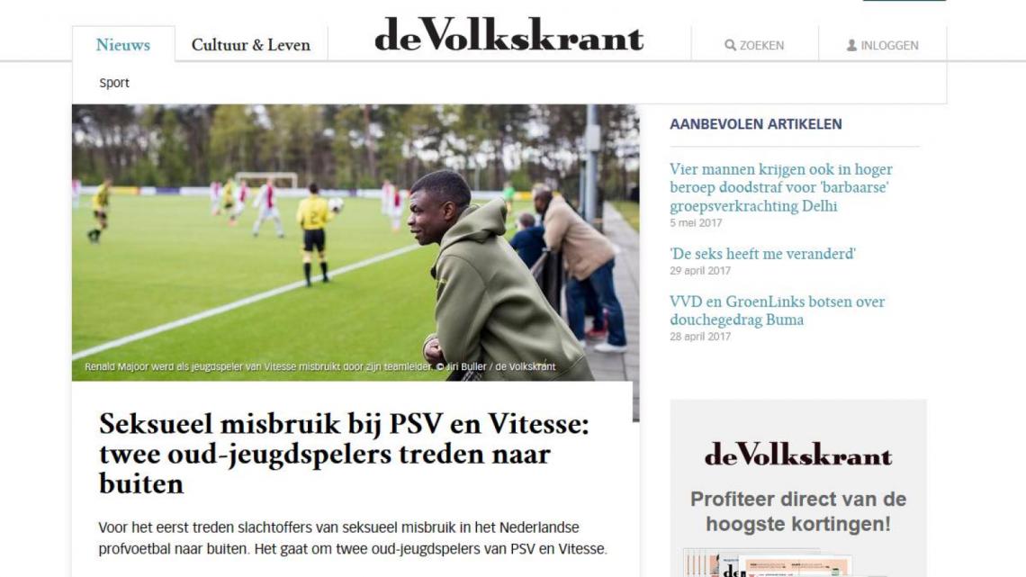 Imagen El diario "De Volkskrant" publicó hoy la noticia de los dos casos.