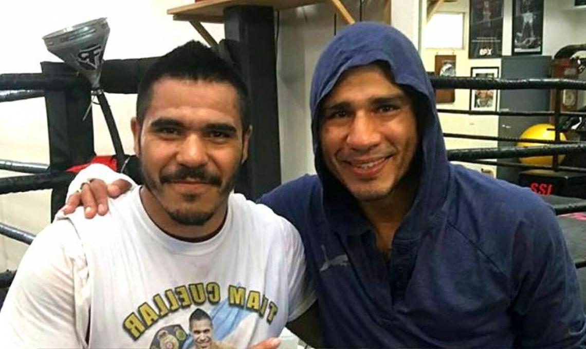 Imagen Cuellar, junto a Cotto en L.A.