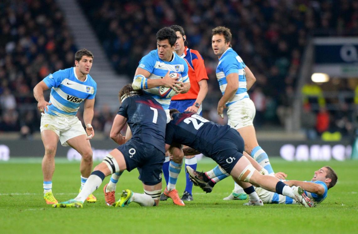 Imagen Imagen del partido entre los Pumas e Inglaterra del año pasado.