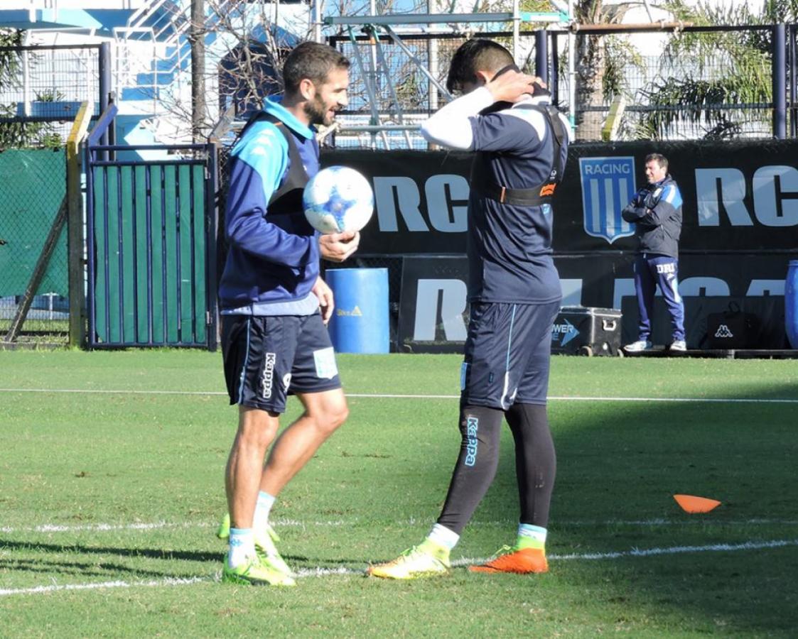 Imagen Bou y Licha, durante la práctica.