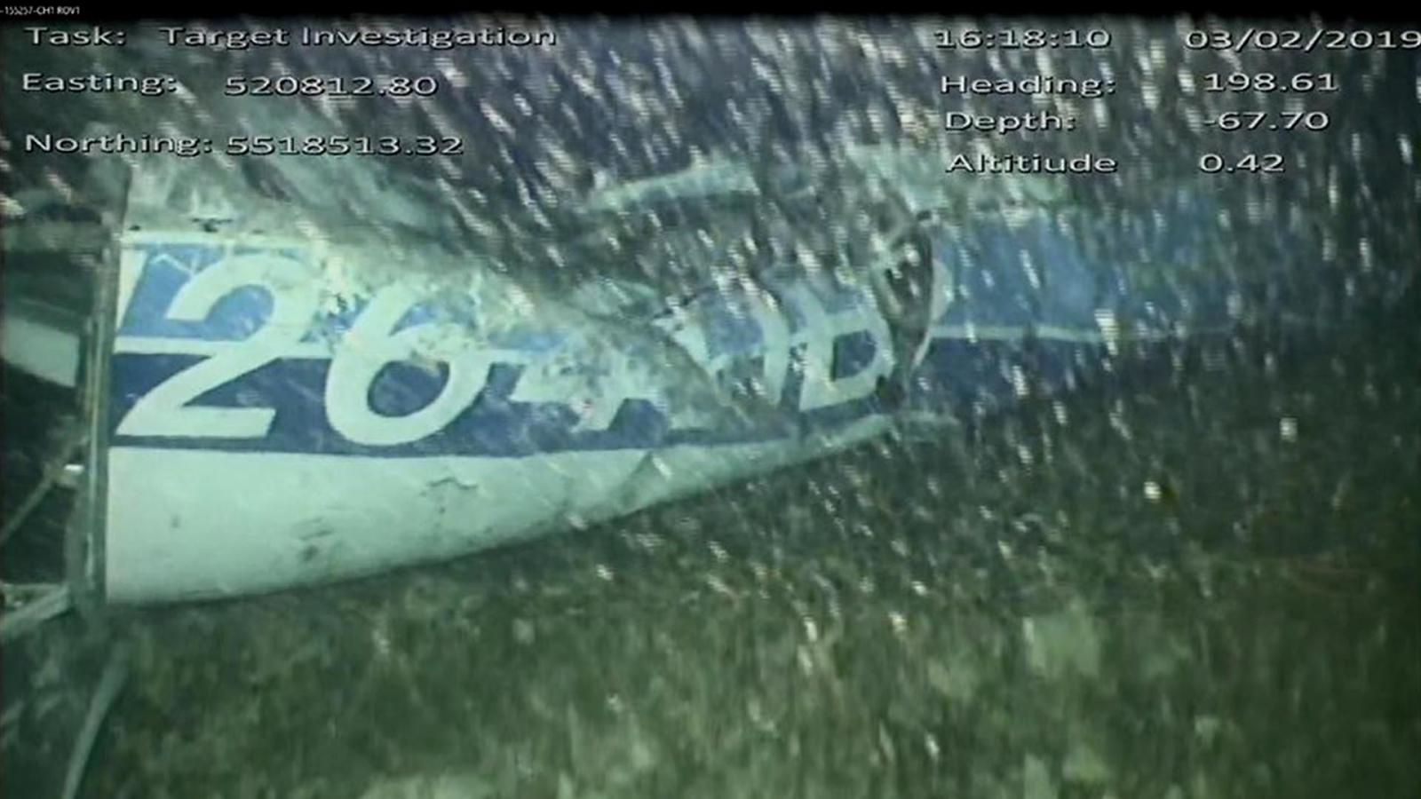 Imagen Los restos del avión que llevaba a Emiliano Sala a Gales.
