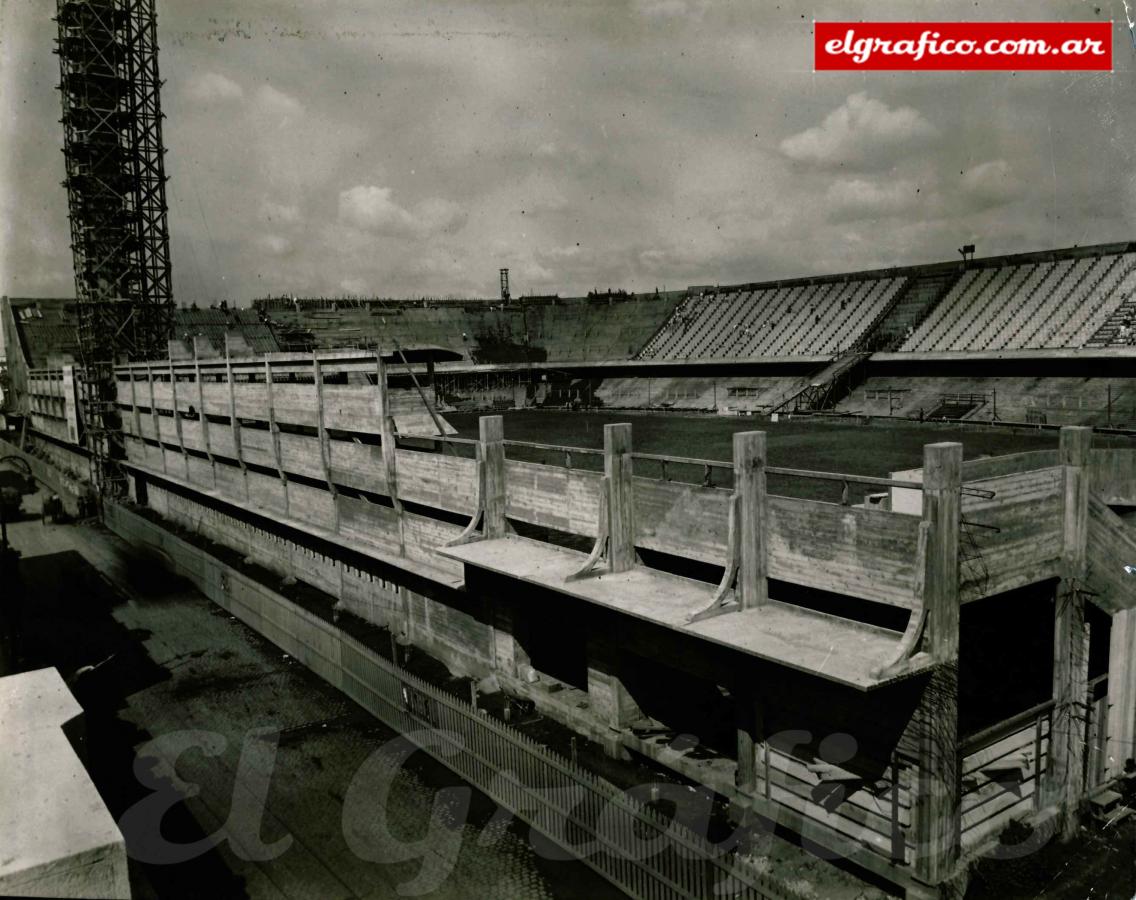Imagen El nuevo estadio de Boca en construcción.