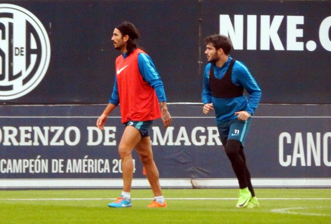 Imagen Angeleri, durante una práctica.