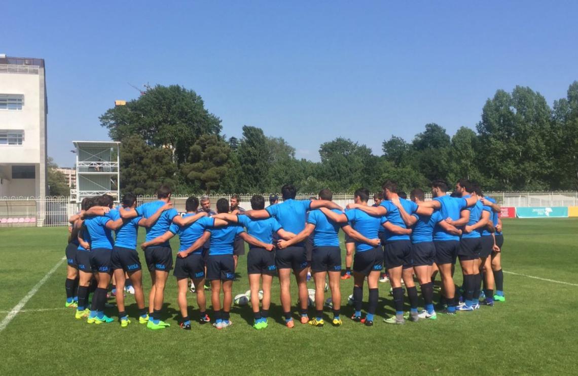 Imagen Los Pumitas, en el último entrenamiento antes del debut.