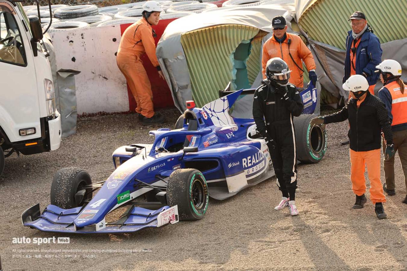 Imagen Doohan, tras el accidente de este miércoles en el circuito de Suzuka.
