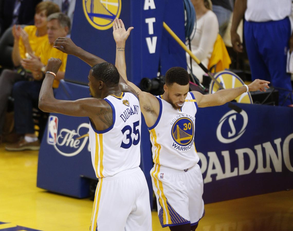 Imagen Curry y Durant, indetenibles.